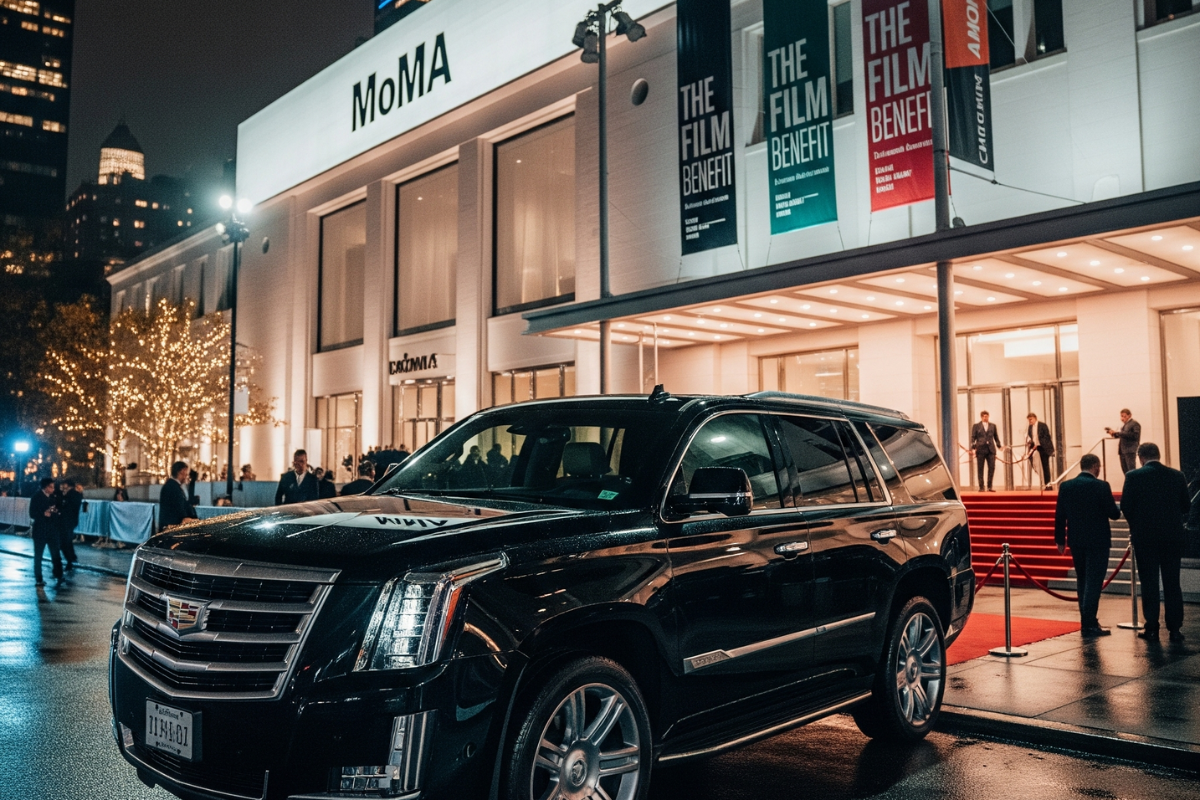 moma-film-benefit-luxury-transportation-black-suv-new-york-city